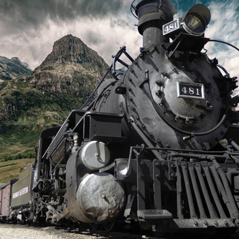 Old Western Train